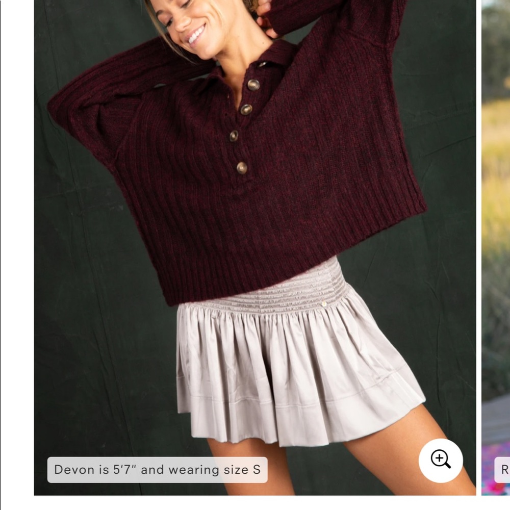 Natural Life Daisy Skort in Silver (Koch lookalike)